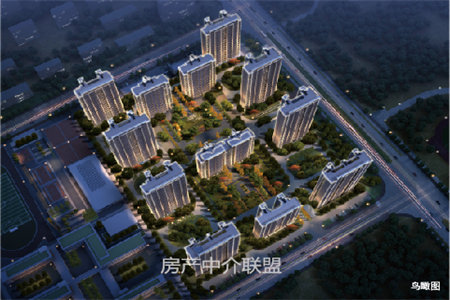 鑫海翰林苑3室2厅2卫毛坯房带地上车库等证分期